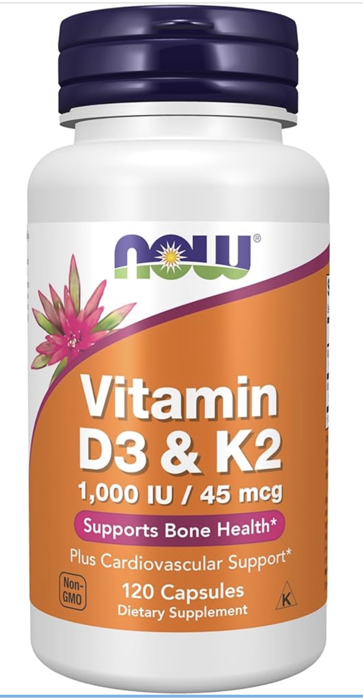 NOW Vitamin D3 & K2
